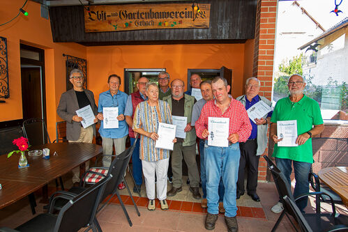 Gruppenfoto der Geehrten
